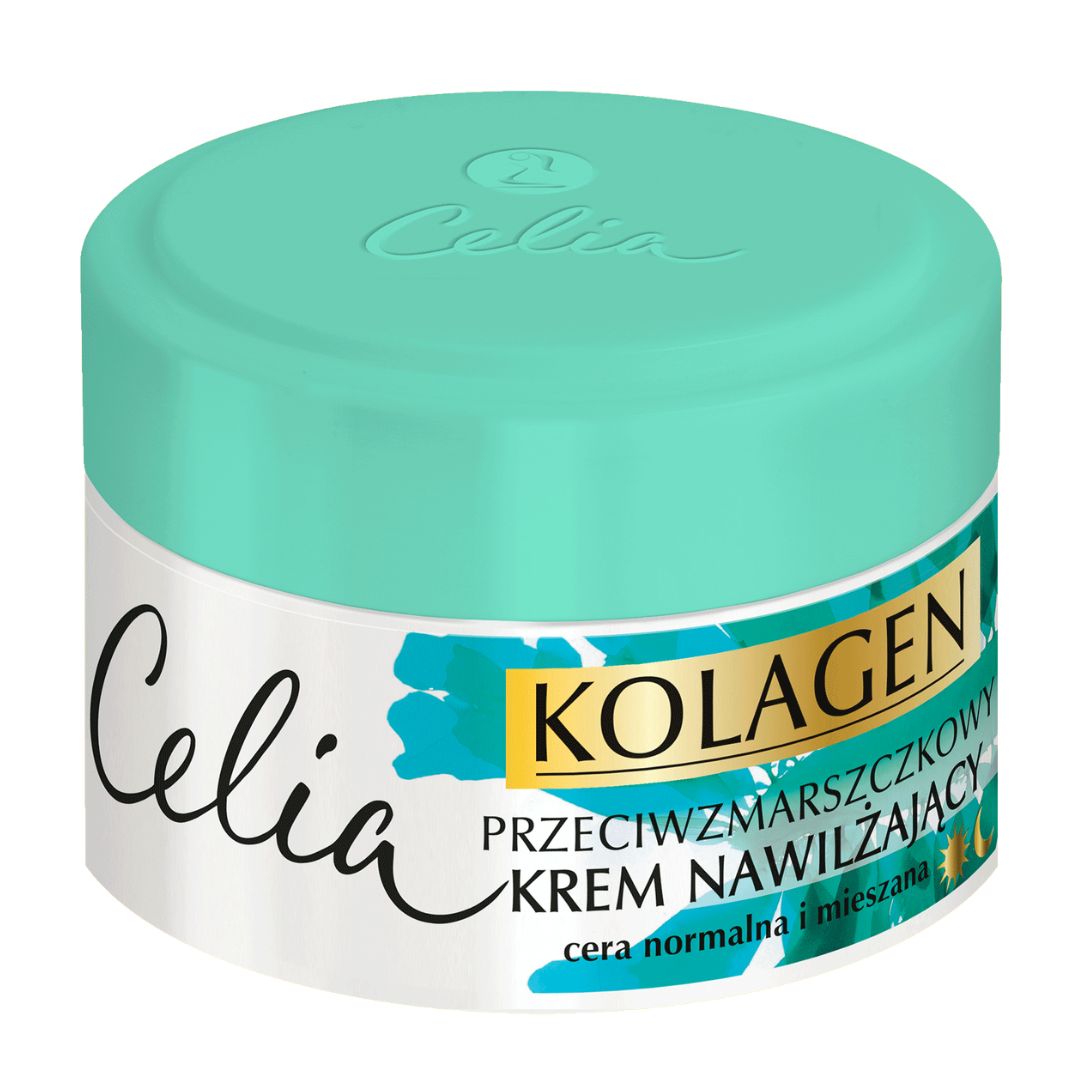 Celia Kolagen krem przeciwzmarszczkowy nawilżający z algami 50 ml