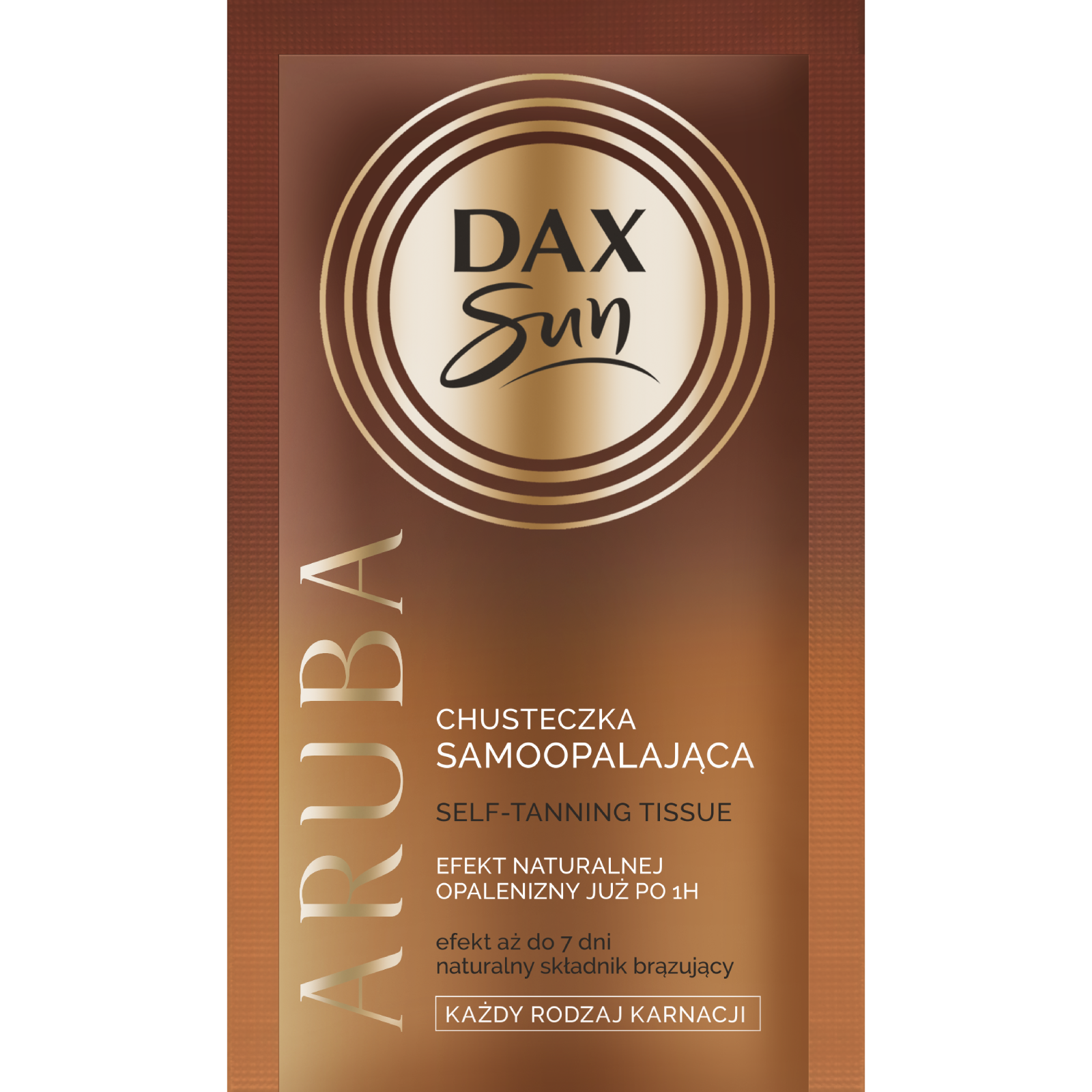 Dax Sun, chusteczka samoopalająca Aruba, 6 g