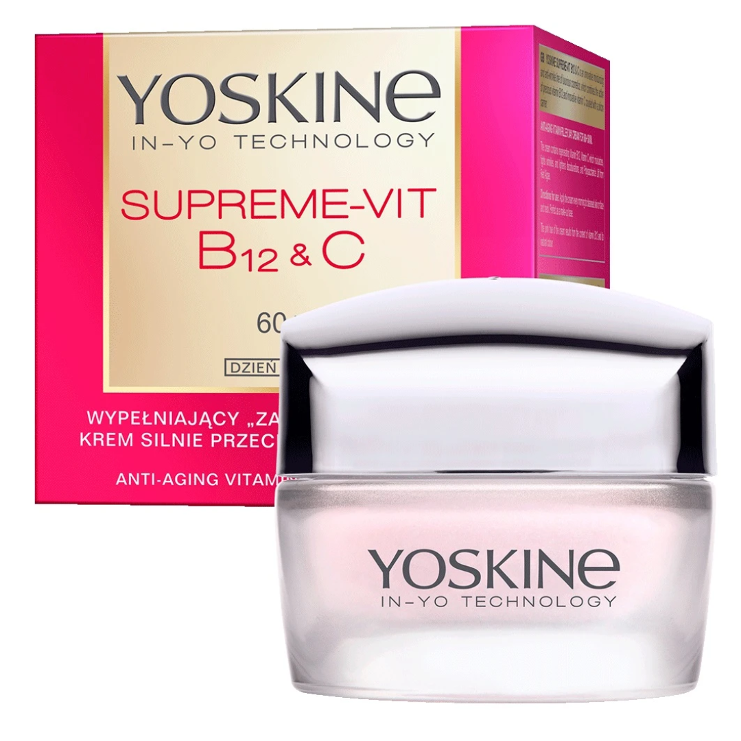 YOSKINE SUPREME B12+C krem przeciwzmarszczkowy na dzień 60+ 50ml