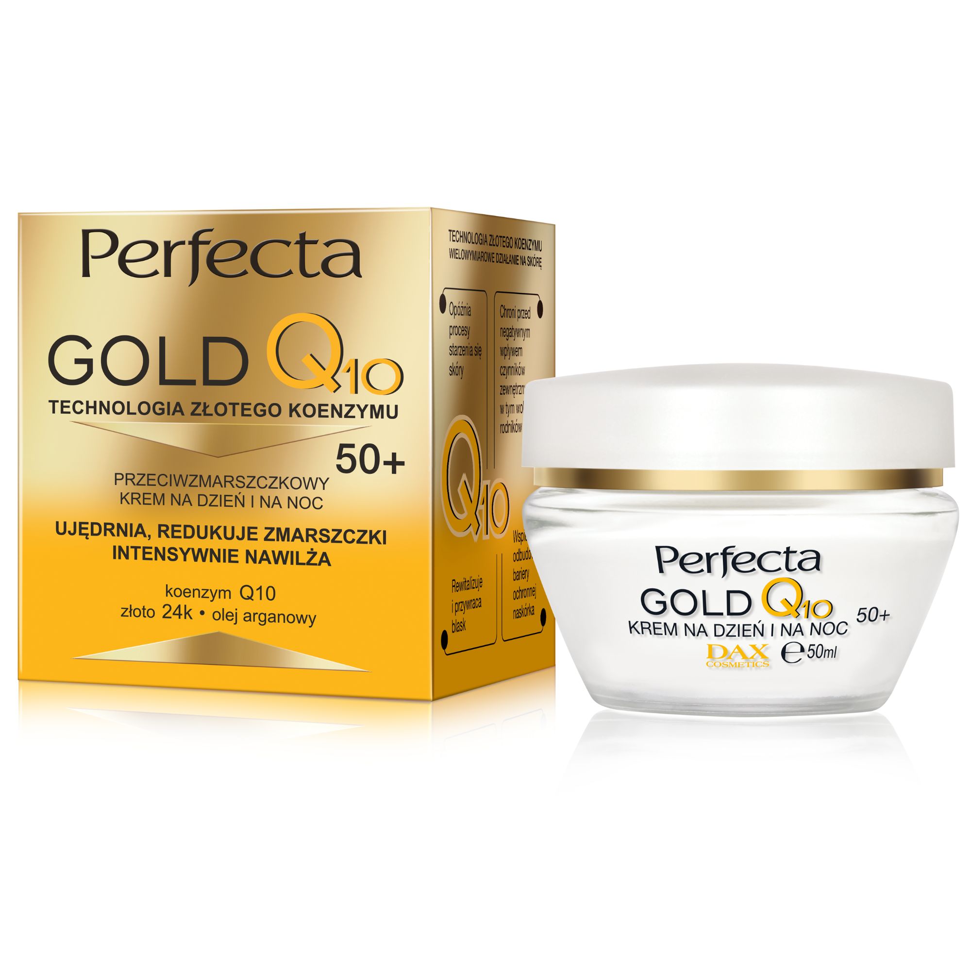 Perfecta GOLD Q10 krem 50+, 50 ml