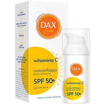  Dax Sun Rozświetlający krem ochronny z witaminą C SPF 50+ 30ML