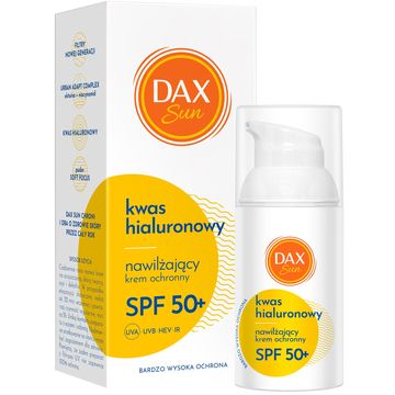  Dax Sun Nawilżający krem ochronny z kwasem hialuronowym SPF 50+ 30ML