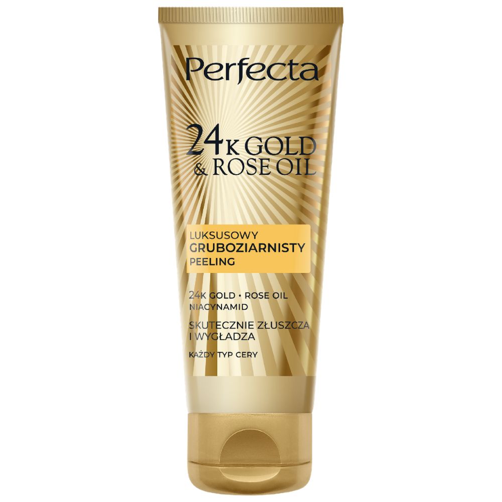 Perfecta 24K Gold&Rose Oil peeling do twarzy 75 g