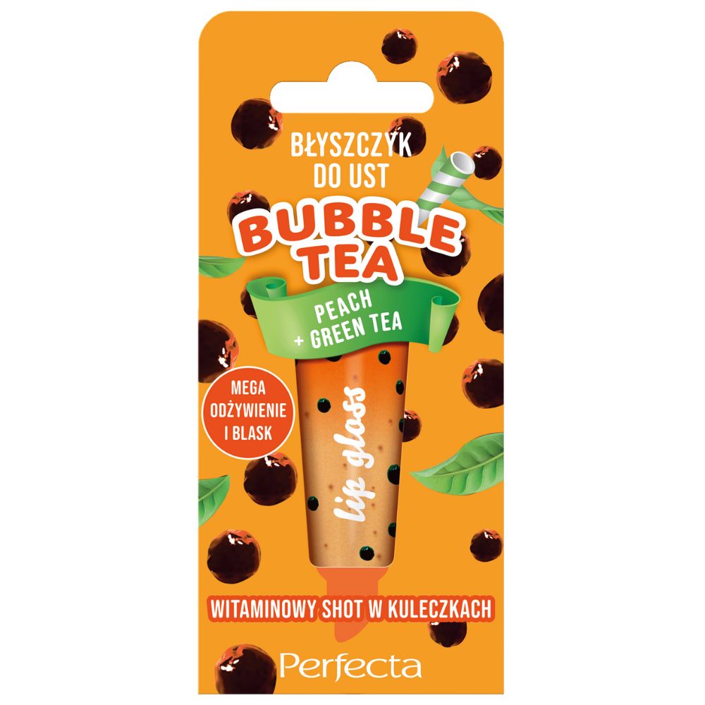 Perfecta błyszczyk BUBBLE TEA PEACH 10G main product photo