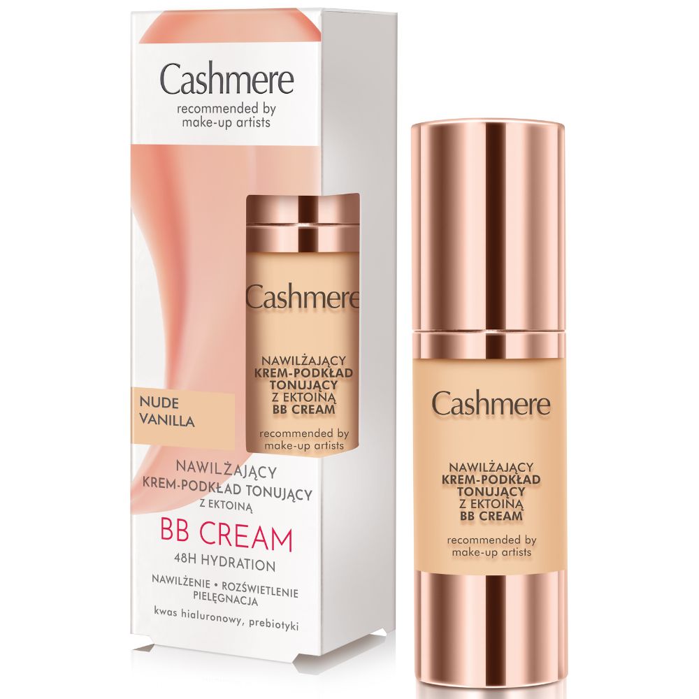 Cashmere BB Nude Vanilla nawilżający krem-podkład tonujący z ektoiną 30 ml