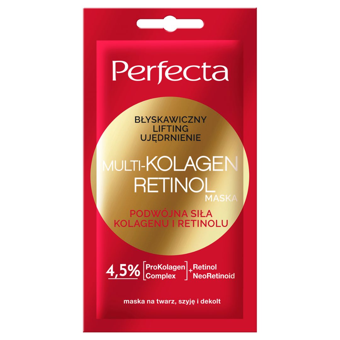 Perfecta maseczka liftingująca i ujędrniająca Muli-Kolagen Retinol 8 ml
