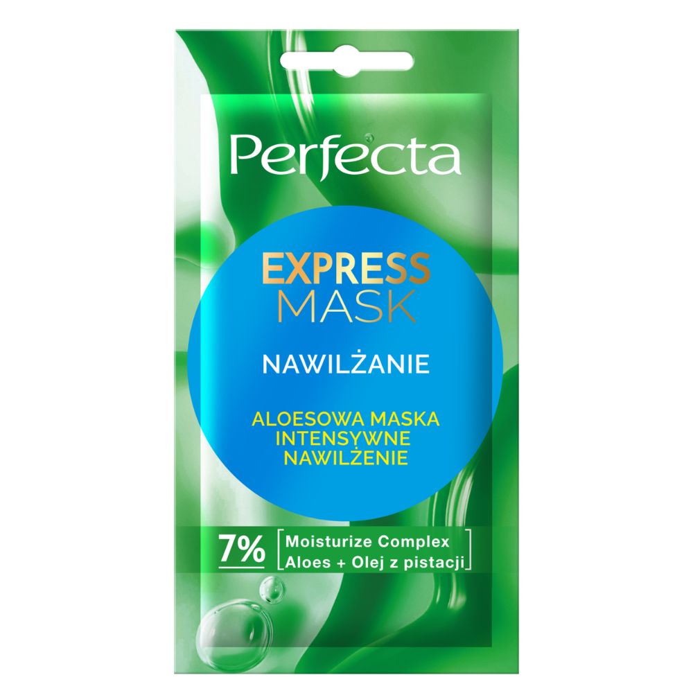 Perfecta Express Mask Aloesowa maska intensywnie nawilżająca 8 ml