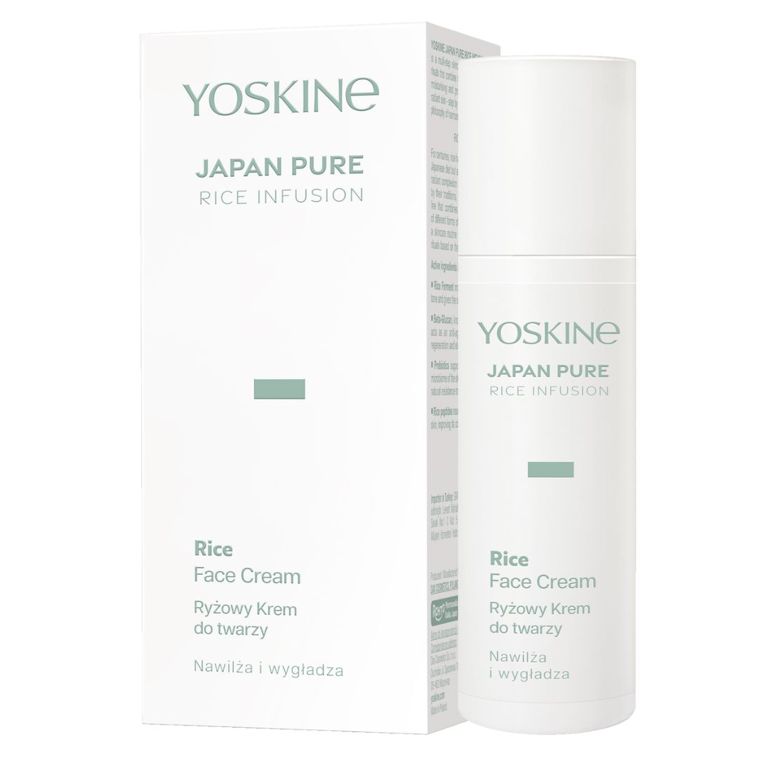 Yoskine ryżowy krem do twarzy Japan Pure Rice Infusion 50 ml