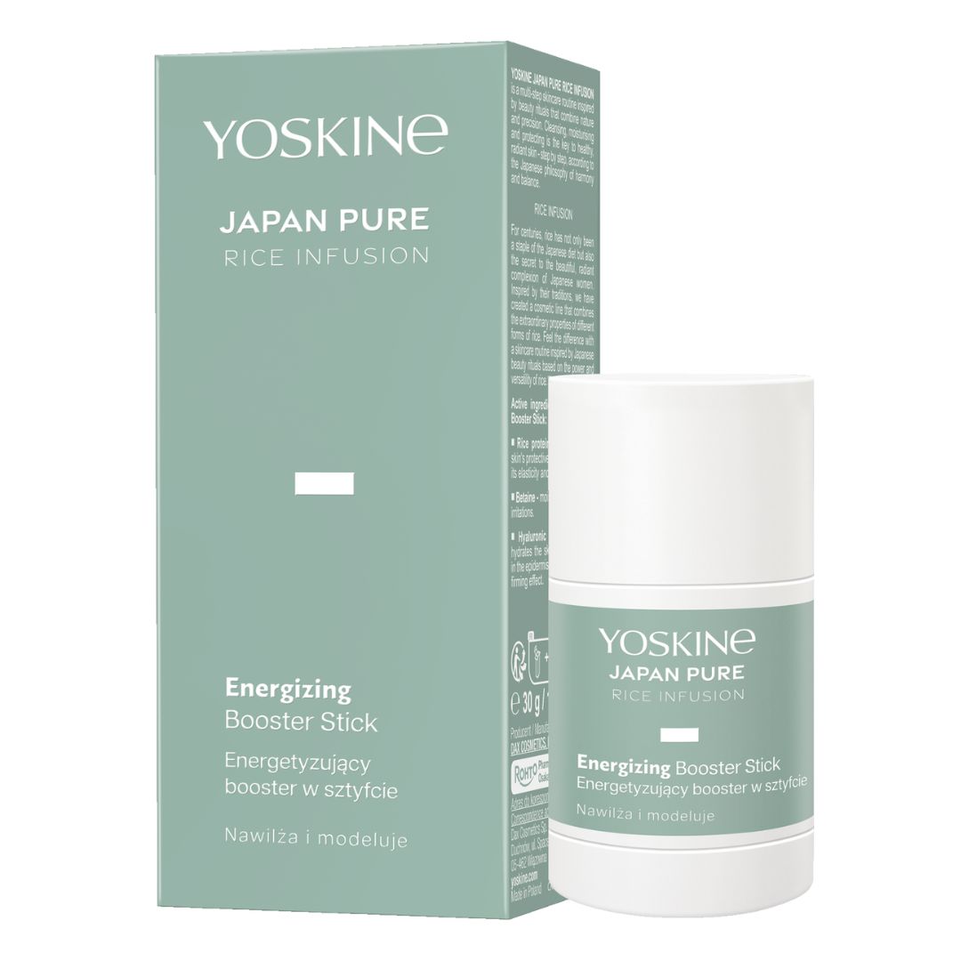Yoskine energetyzujący booster w sztyfcie nawilżająco-modelujące Japan Pure Rice Infusion 30 ml 