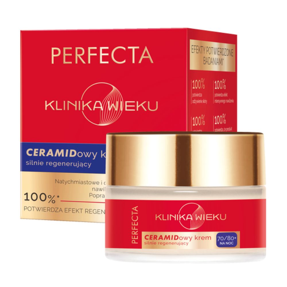 Perfecta Klinika Wieku Ceramidowy Krem na noc 70/80+ 50ml