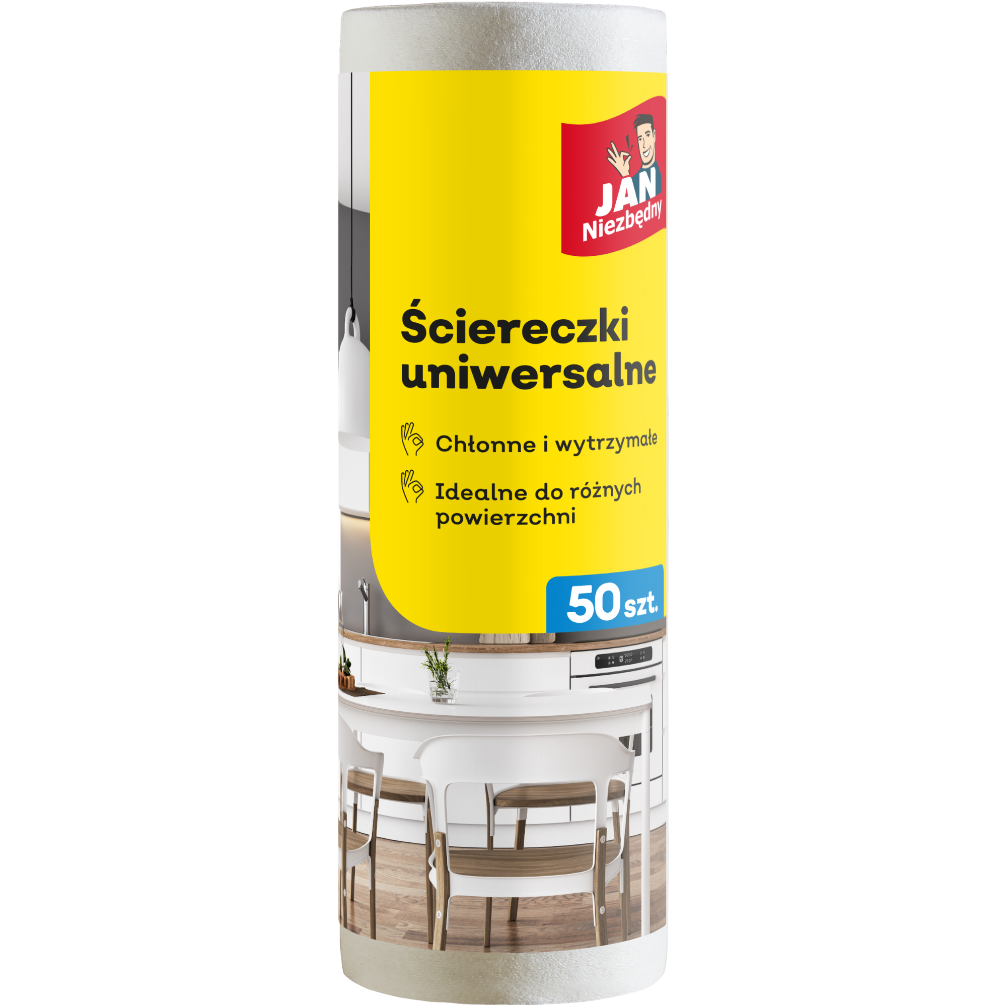 Jan Niezbędny Ściereczki uniwersalne 50 sztuk