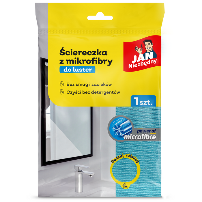 Jan Niezbędny ściereczka mikorfibry do luster main product photo