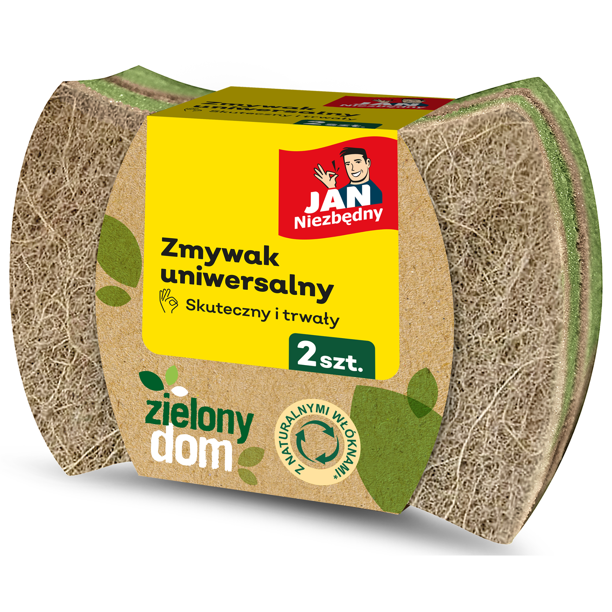 Jan Niezbędny Zielony dom Zmywak uniwersalny 2 sztuki
