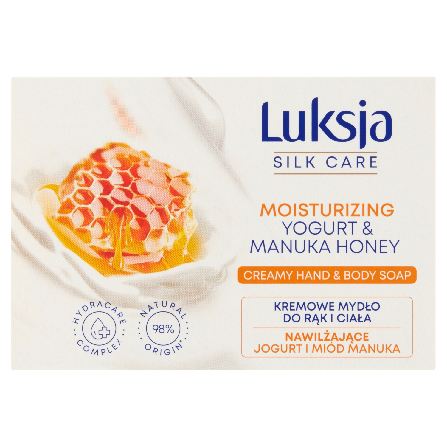 LUKSJA MYDŁO KOSTKA MANUKA&JOGURT 100G main product photo