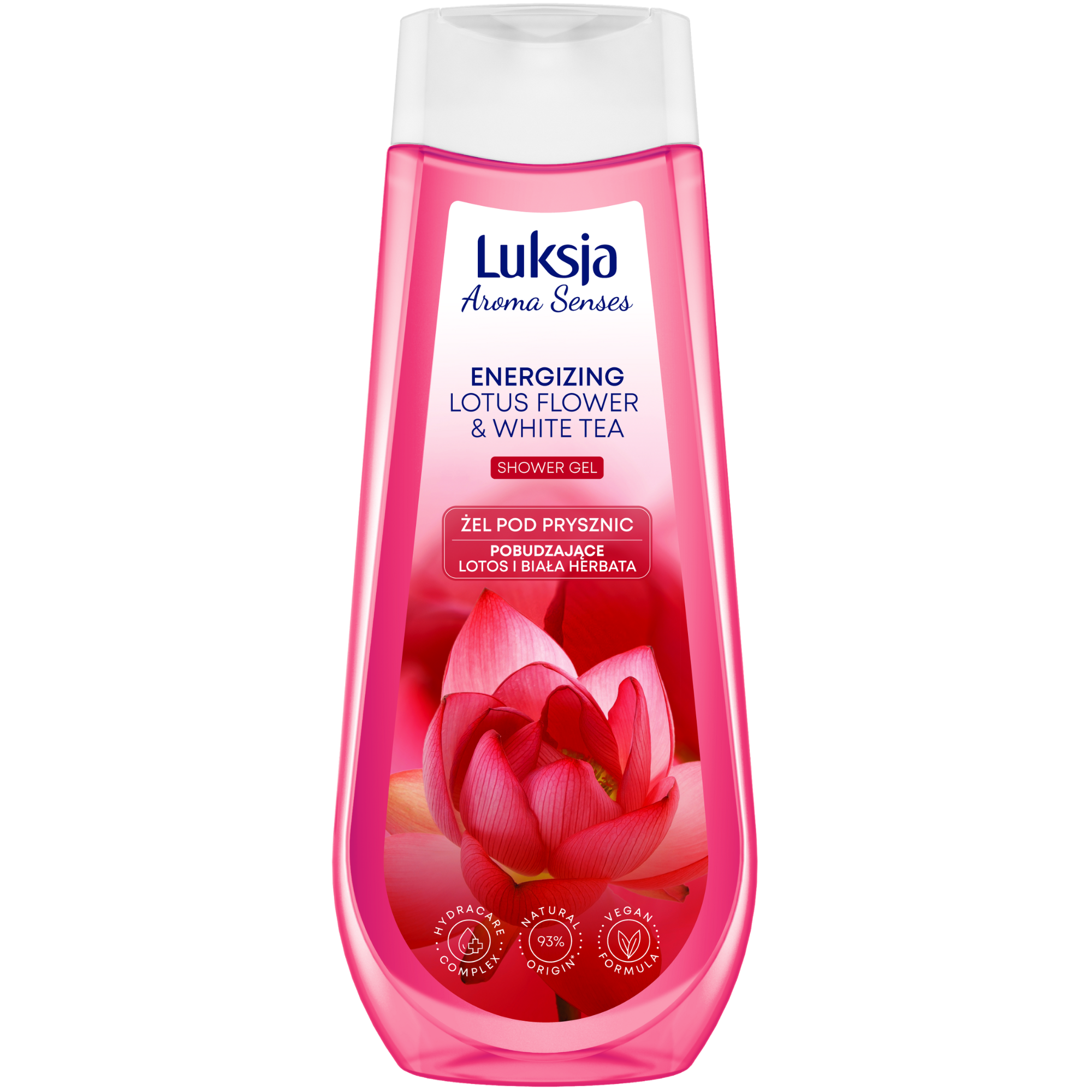 Luksja Aroma Senses Żel pod prysznic pobudzające lotos i biała herbata 500 ml