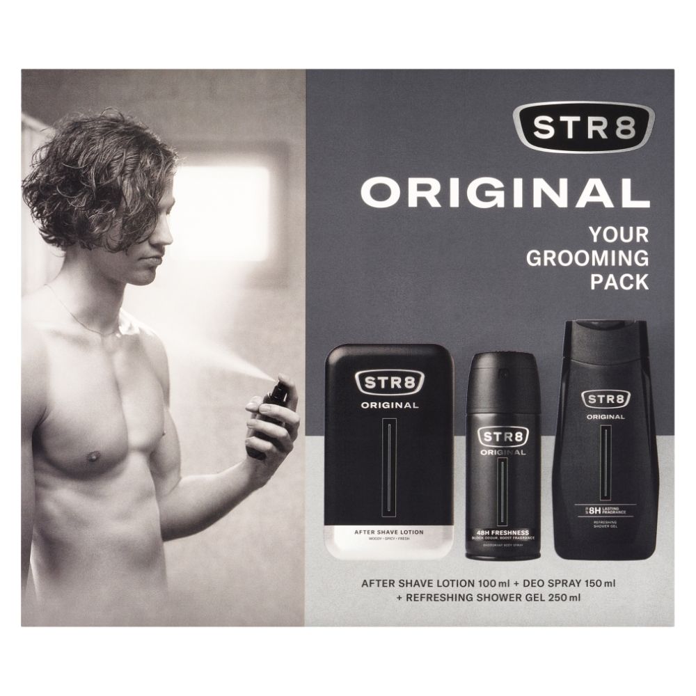 STR8 Original zestaw woda po goleniu + deo + żel 1 sztuka