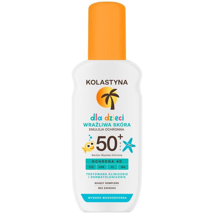 KOLASTYNA SKÓRA WRAŻLIWA Emulsja do opalania dla dzieci SPF 50+ 150 ml main product photo