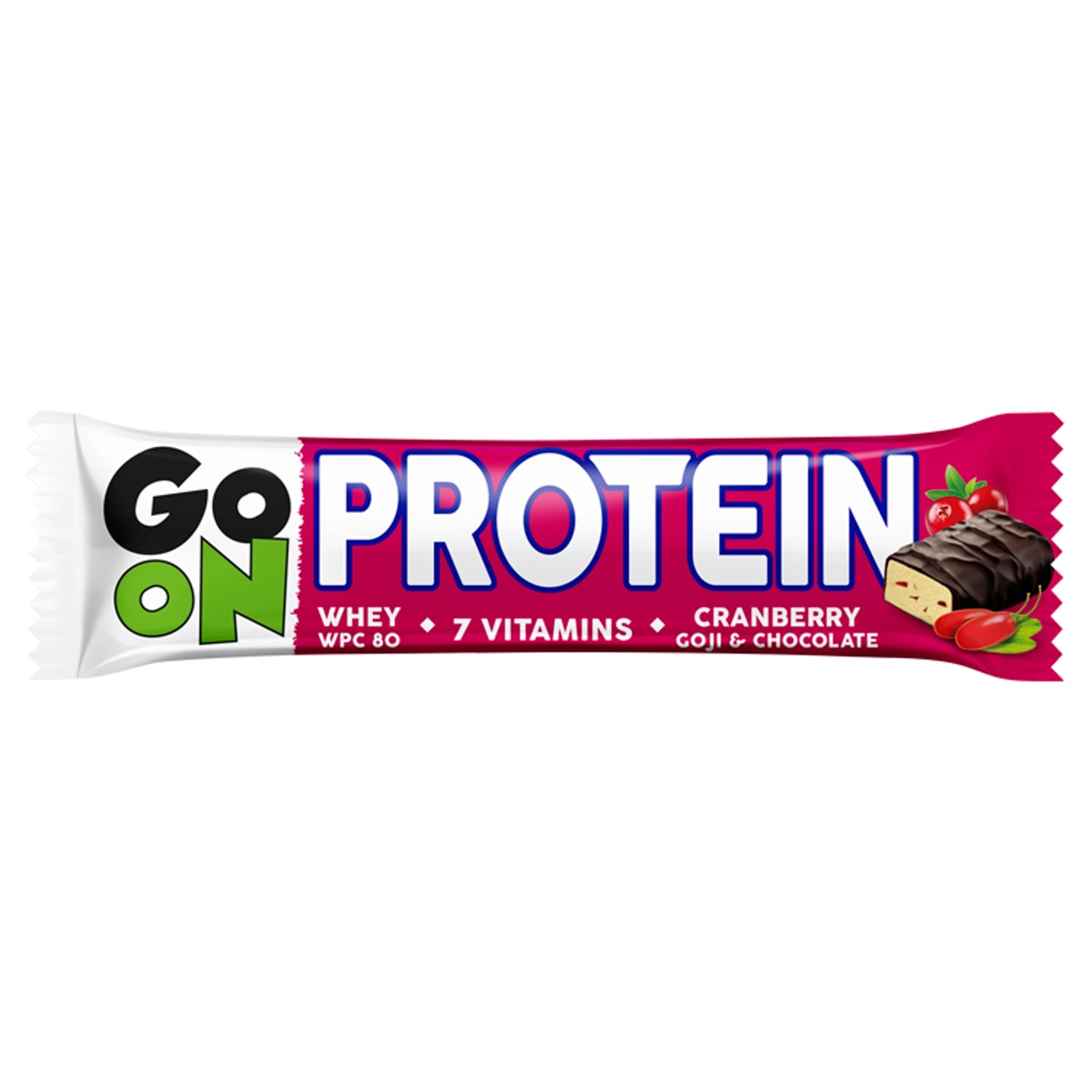 Sante Go On Protein Baton z żurawiną i jagodami goji 50 g