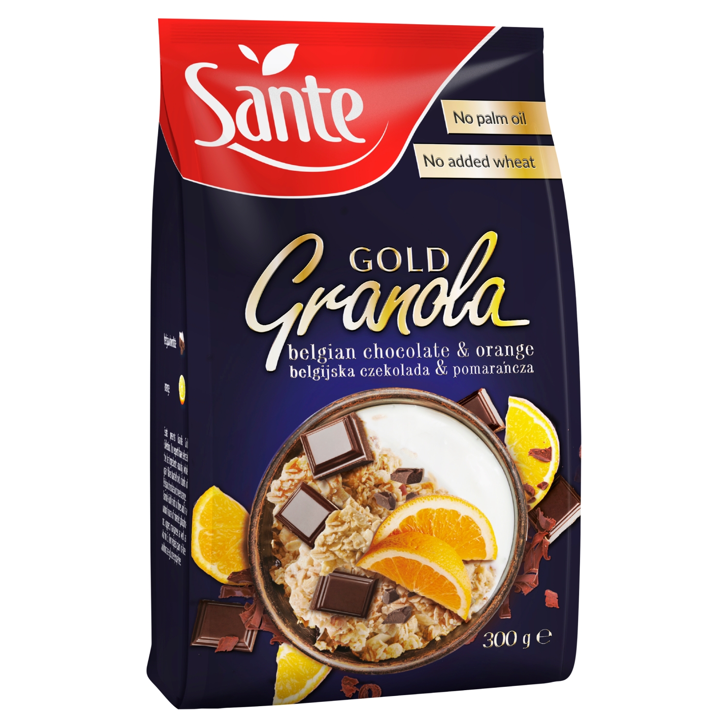 Sante Gold Granola belgijska czekolada & pomarańcza 300 g main product photo