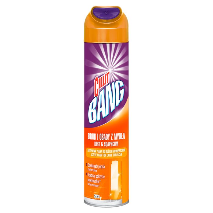 Cillit Bang Aktywna piana osady z mydła i prysznice Środek czyszczący 600 ml main product photo