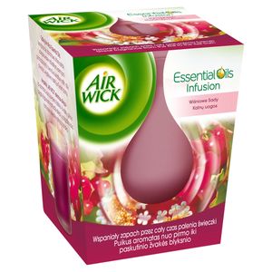 Air Wick Essential Oils Świeczka o zapachu wiśniowych sadów 105 g