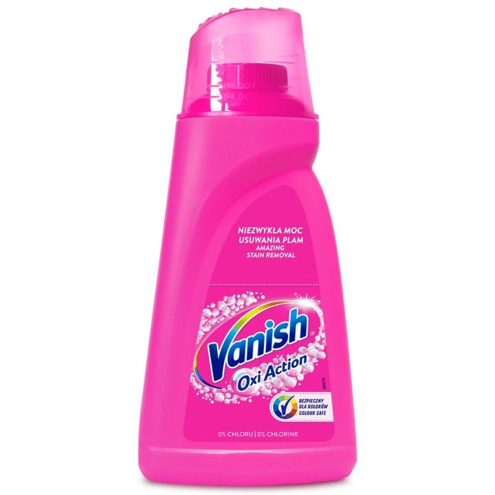 Vanish Oxi Action odplamiacz do tkanin w płynie 1 l main product photo