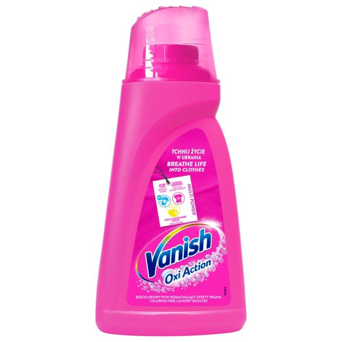 Vanish Oxi Action odplamiacz do tkanin w płynie 1 l main product photo