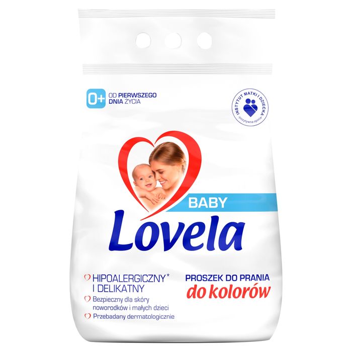Lovela Baby Hipoalergiczny proszek do prania kolorów 2,7 kg (27 prań) main product photo