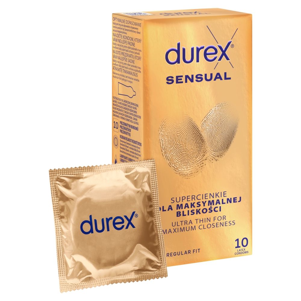Durex Sensual prezerwatywy 10 sztuk