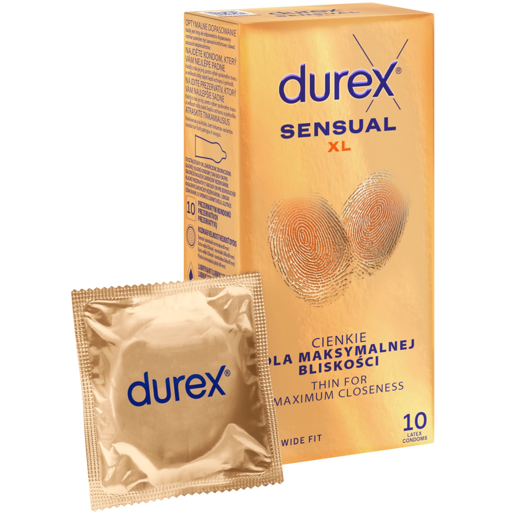 Durex SENSUAL XL 10 szt