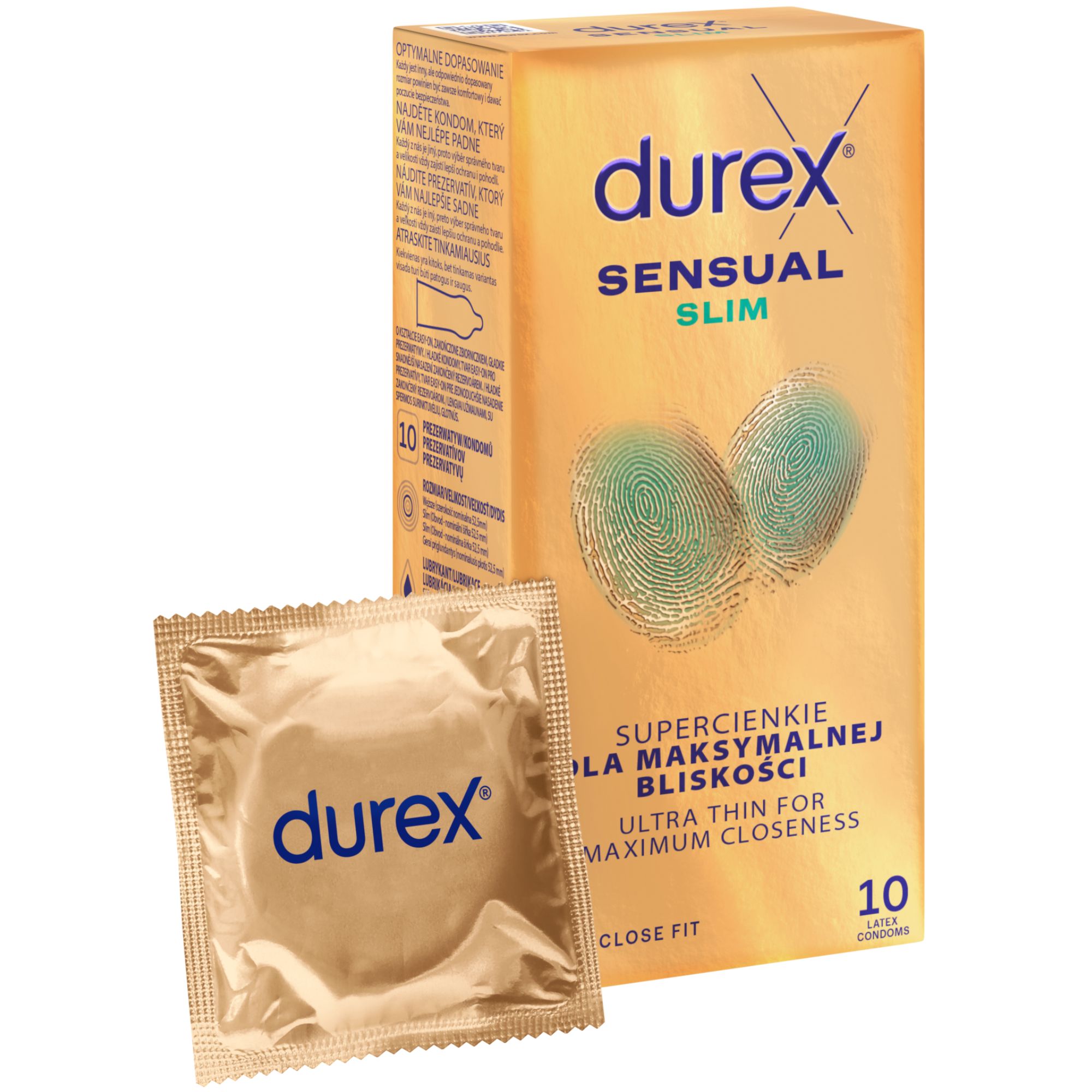 Durex SENSUAL SLIM 10 szt