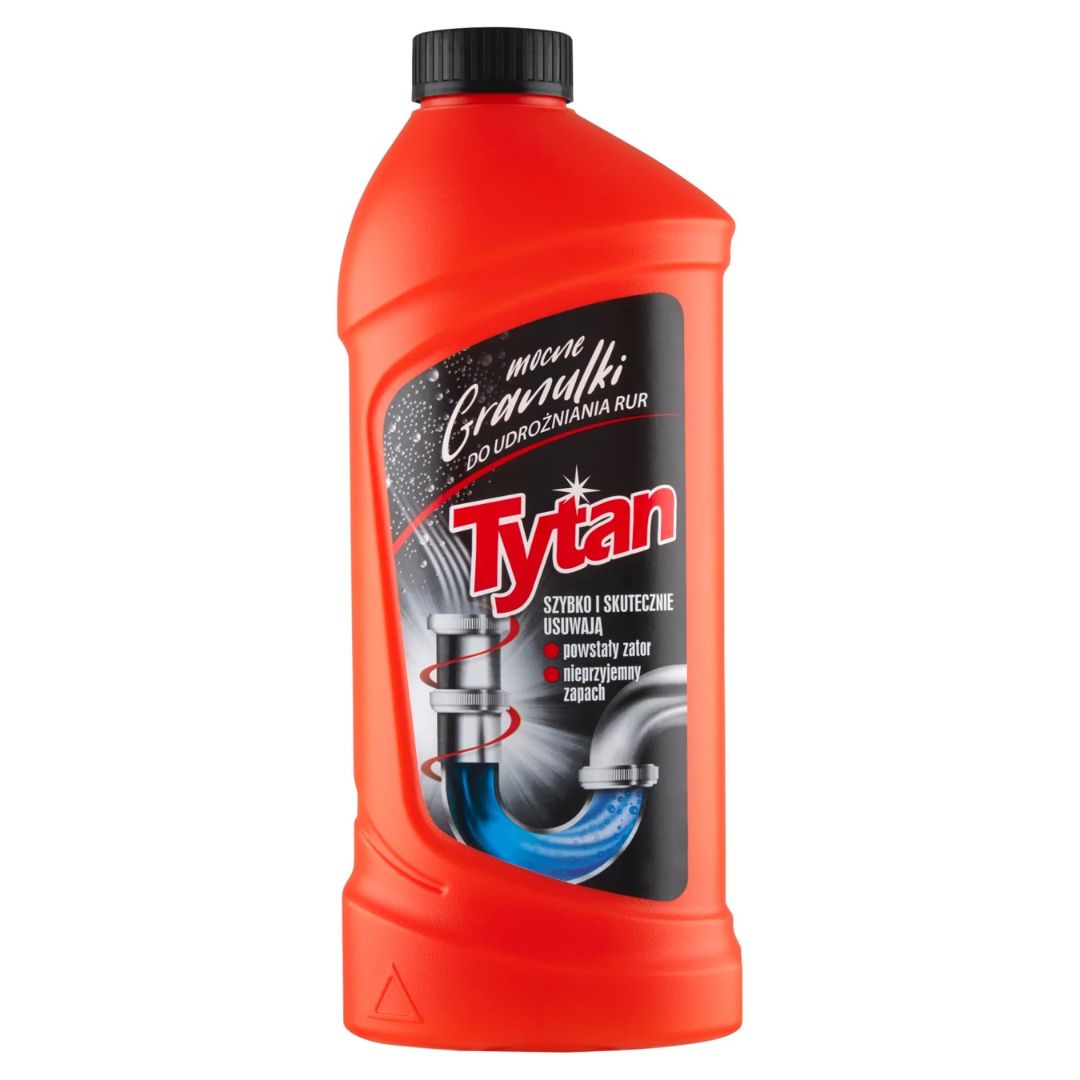 Tytan Mocne Granulki do udrożniania rur 800 g