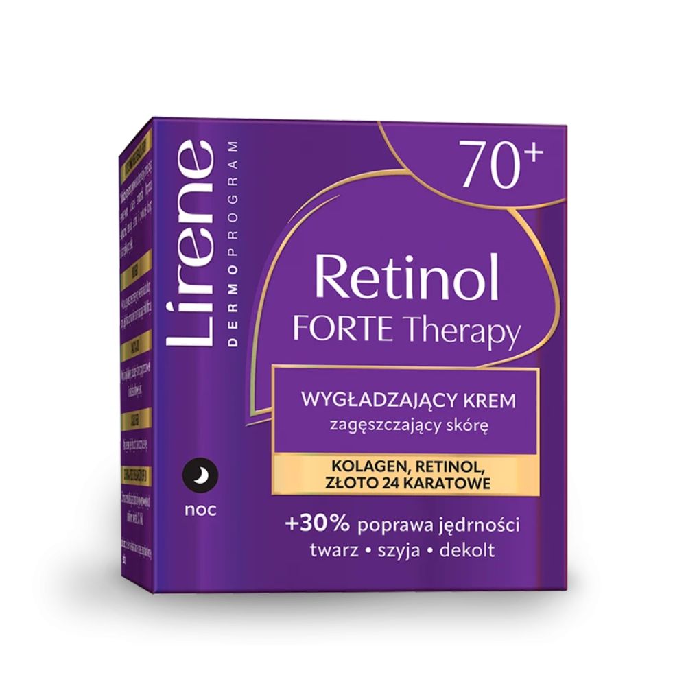 Lirene Wygładzający Krem na noc 70+ 50 ml