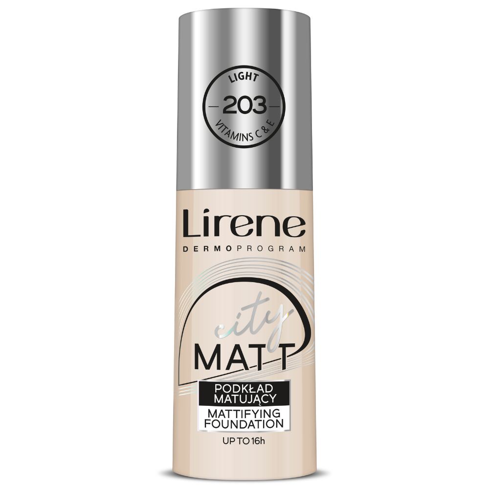 Lirene City Matt Podkład matujący jasny 203 30 ml