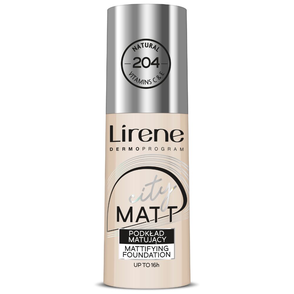 Lirene City Matt Podkład matujący naturalny 204 30 ml