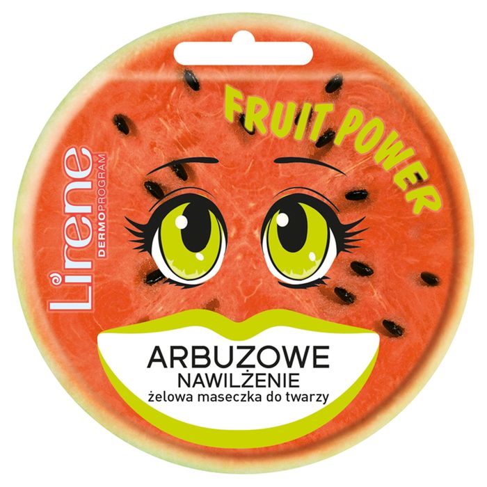 Lirene Fruit Power Żelowa maseczka do twarzy arbuzowe nawilżenie 10 ml main product photo