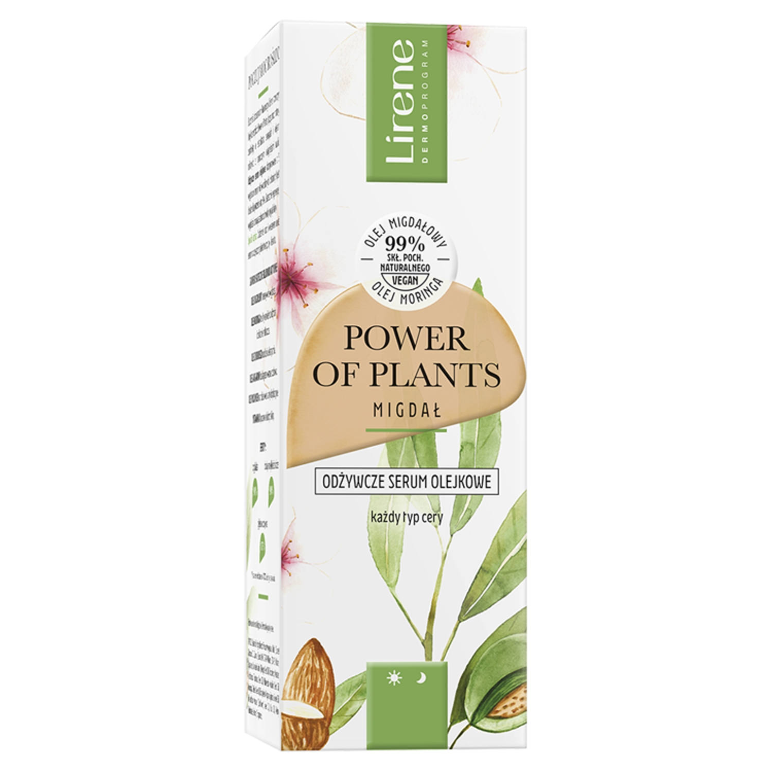 Lirene Power Of Plants odżywcze serum olejkowe migdał 30 ml
