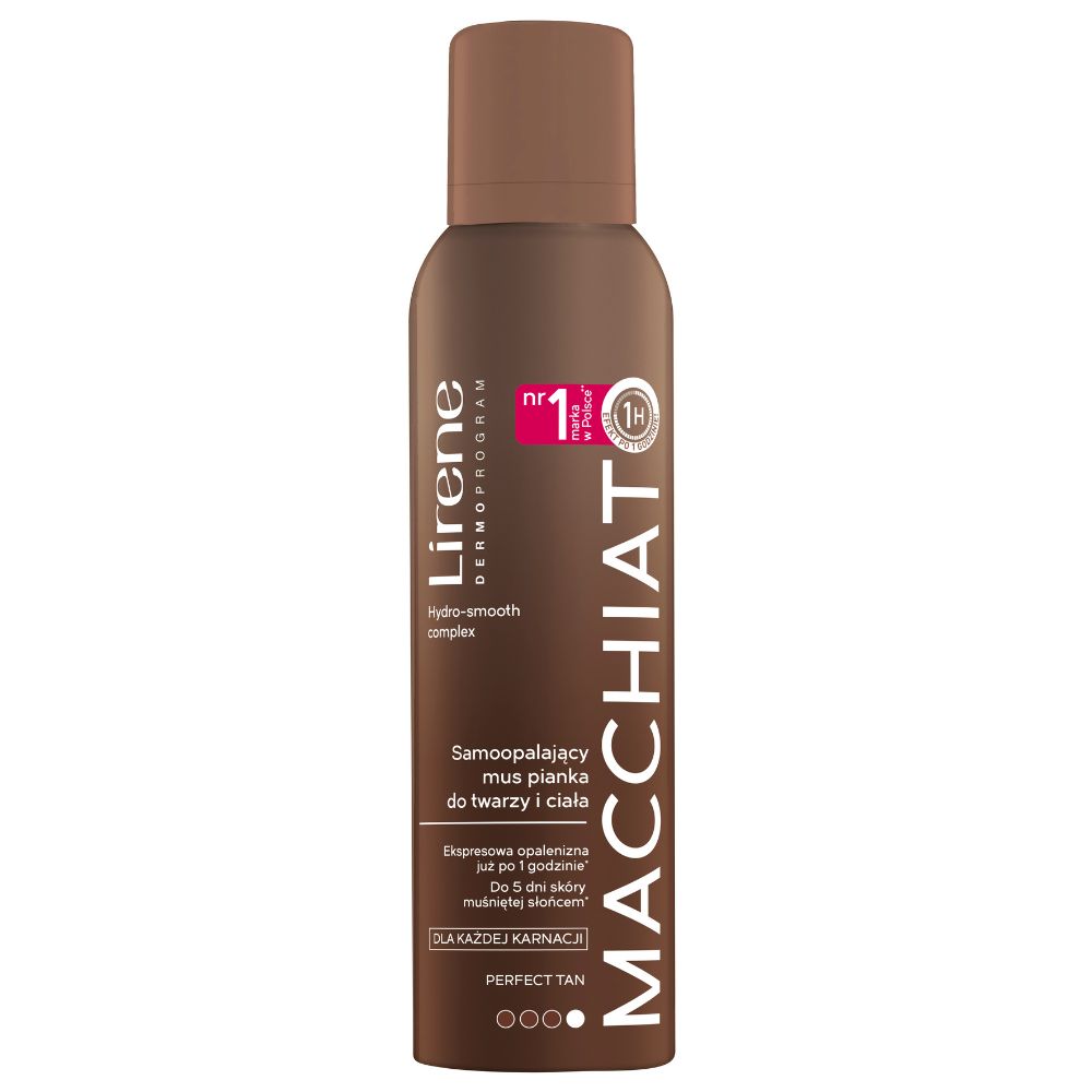 Lirene Samoopalacz mus pianka do twarzy i ciała macchiato 150 ml