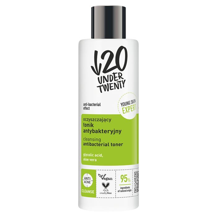 Under Twenty Oczyszczający tonik antybakteryjny 200 ml main product photo