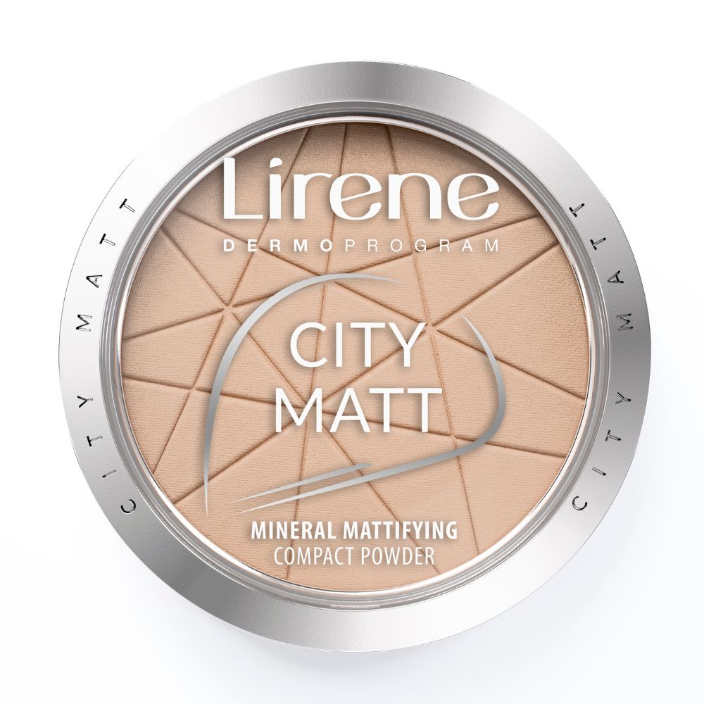 Lirene City Matt puder matujący mineralny 03 Beżowy 9 g