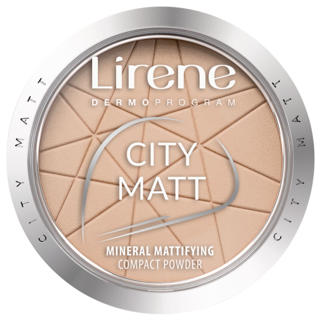Lirene City Matt puder matujący mineralny 03 Beżowy 9 g