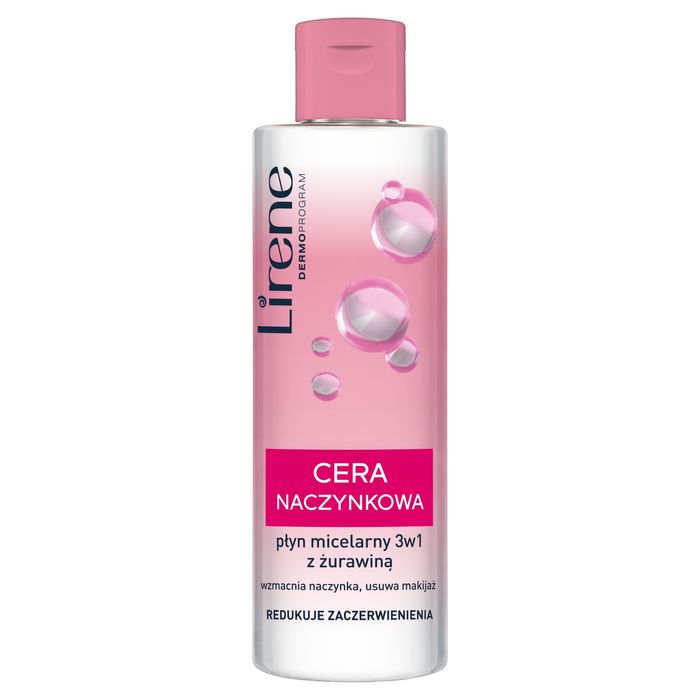 Lirene Cera Naczynkowa Płyn micelarny 3w1 z żurawiną 200 ml main product photo