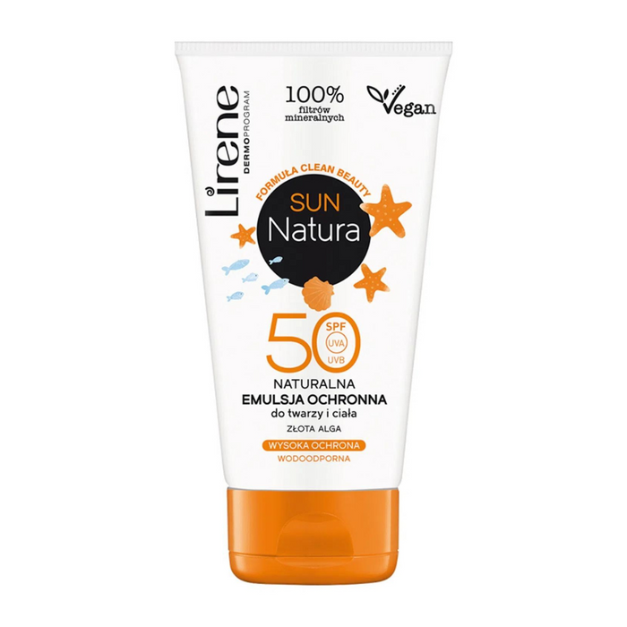 LIRENE EMULSJA OCHRONNA DO TWARZY I CIAŁA SPF50 120ML main product photo