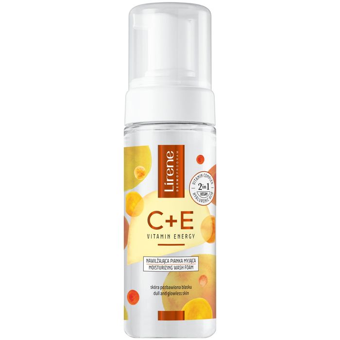 Lirene C+E Vitamin Energy Nawilżająca pianka myjąca do twarzy 150 ml main product photo