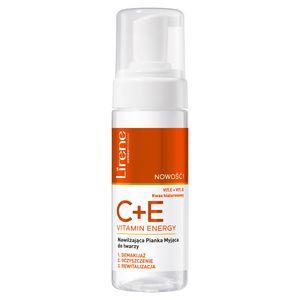 Lirene C+E Vitamin Energy Nawilżająca pianka myjąca do twarzy 150 ml