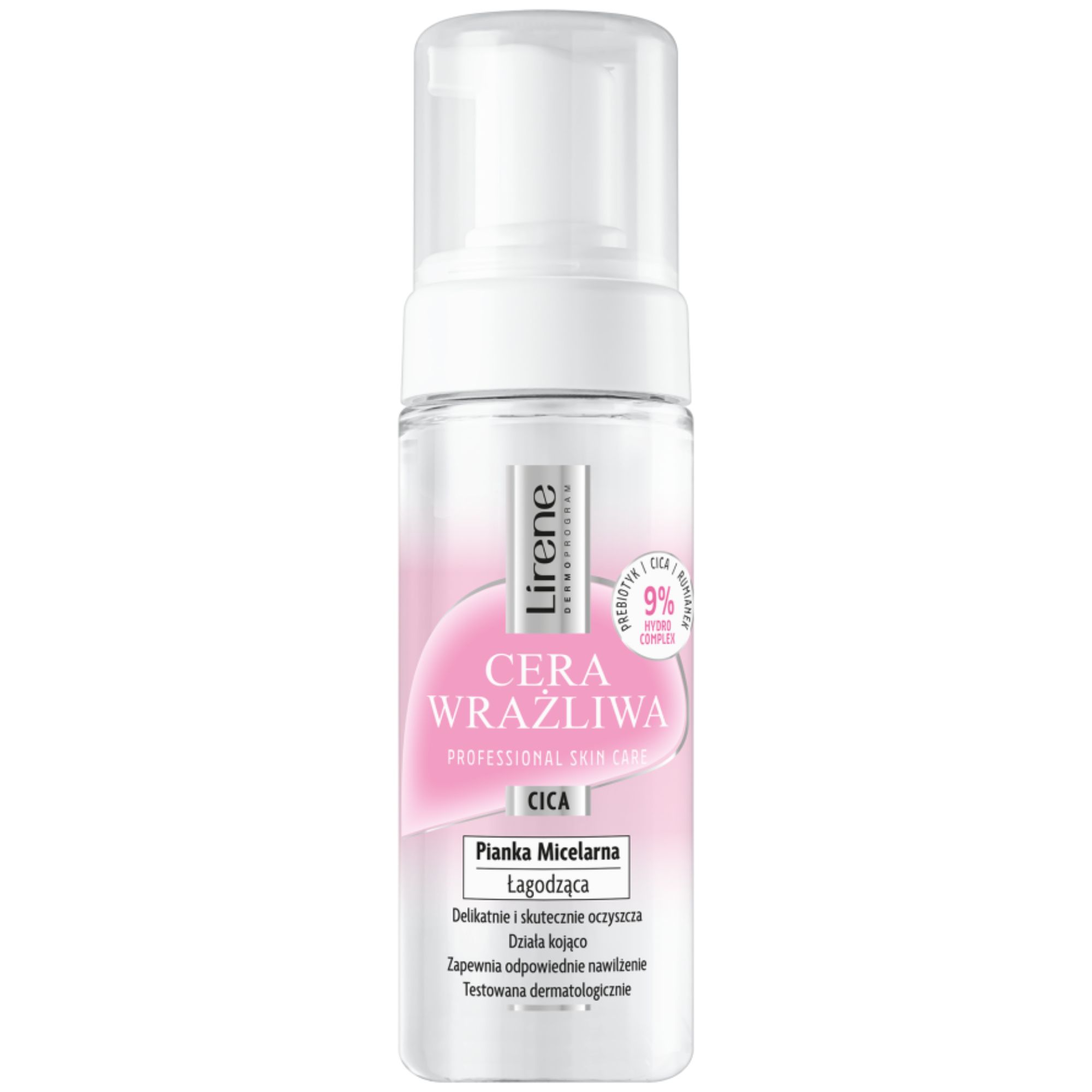 LIRENE Cera Wrażliwa łagodząca pianka micelarna 150 ml