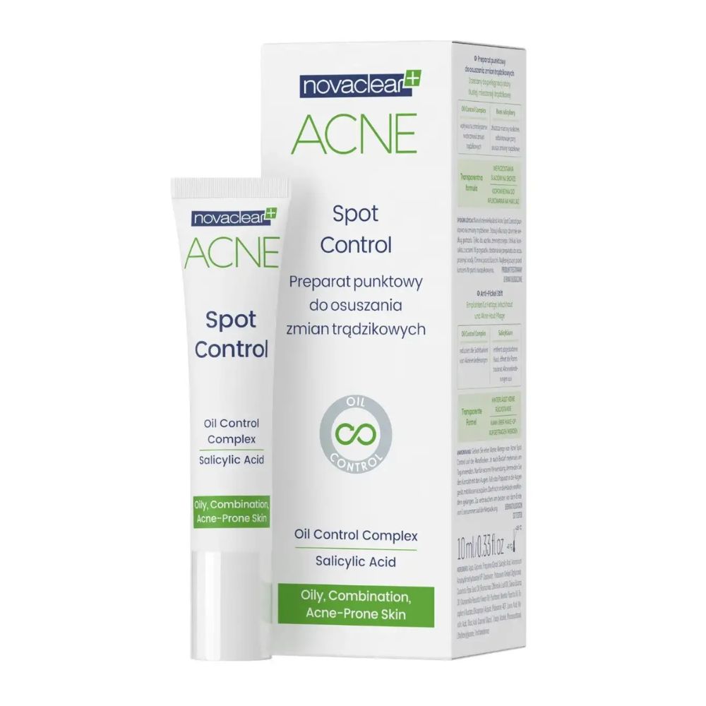 Novaclear Acne preparat punktowy do osuszania zmian trądzikowych 10 ml