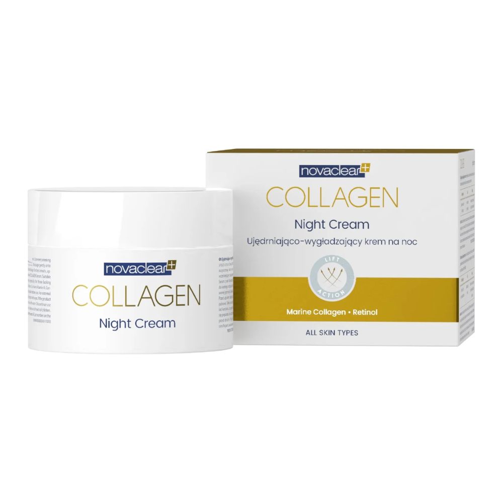 Novaclear Collagen ujędrniająco-wygładzający krem na noc 50 ml