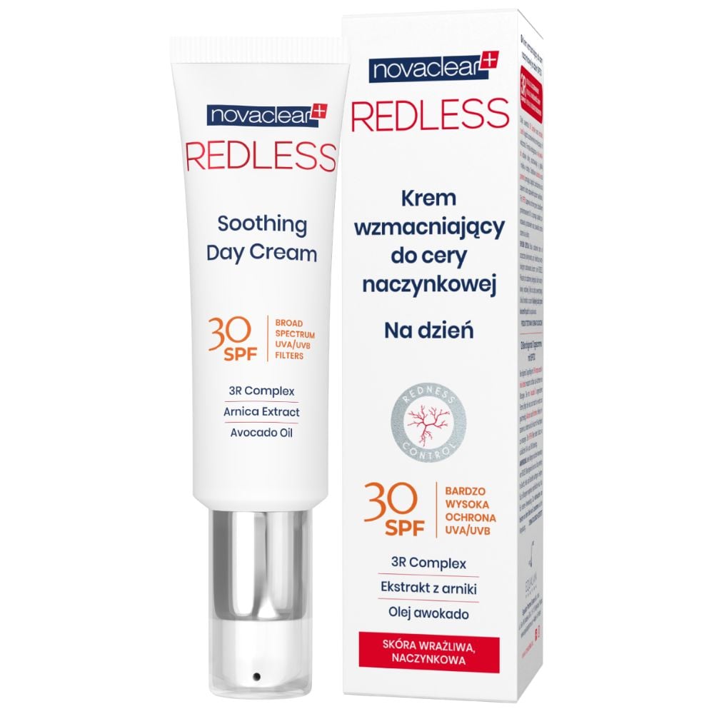 Novaclear Redless SPF 30 krem wzmacniający na dzień 50 ml