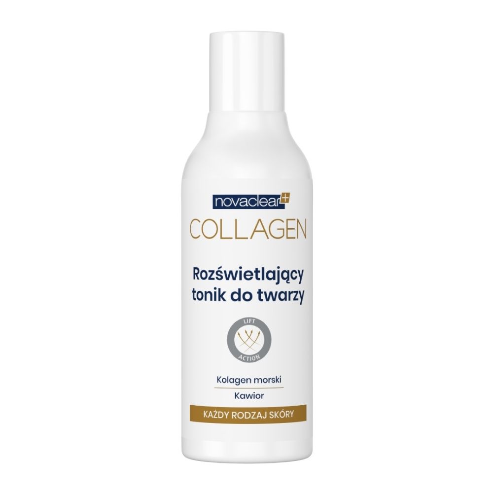 Novaclear Collagen rozświetlający tonik do twarzy 100 ml